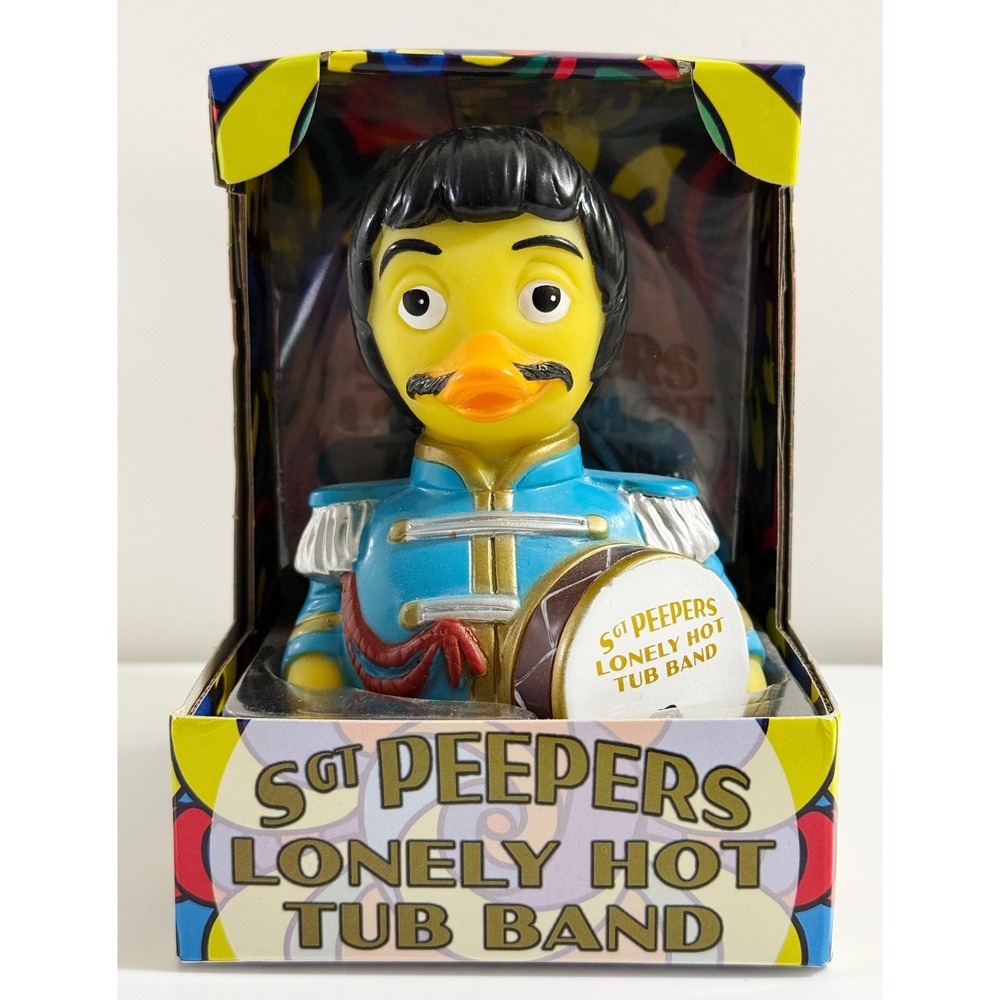 CelebriDucks Rubber Duck Kids OS Blue Sgt Peepers Lonely Hot Tub Band 81139